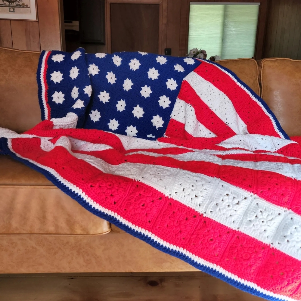 Vintage Crocheted Afgan